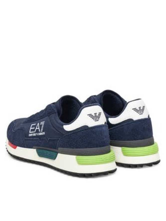 EA7 Emporio Armani Sneakersy 7X000380 AF19175 MZ230 Granatowy