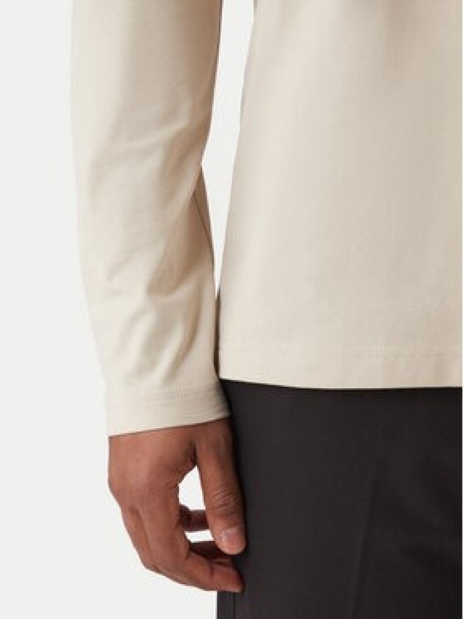 BOSS Longsleeve 50506365 Beżowy Regular Fit