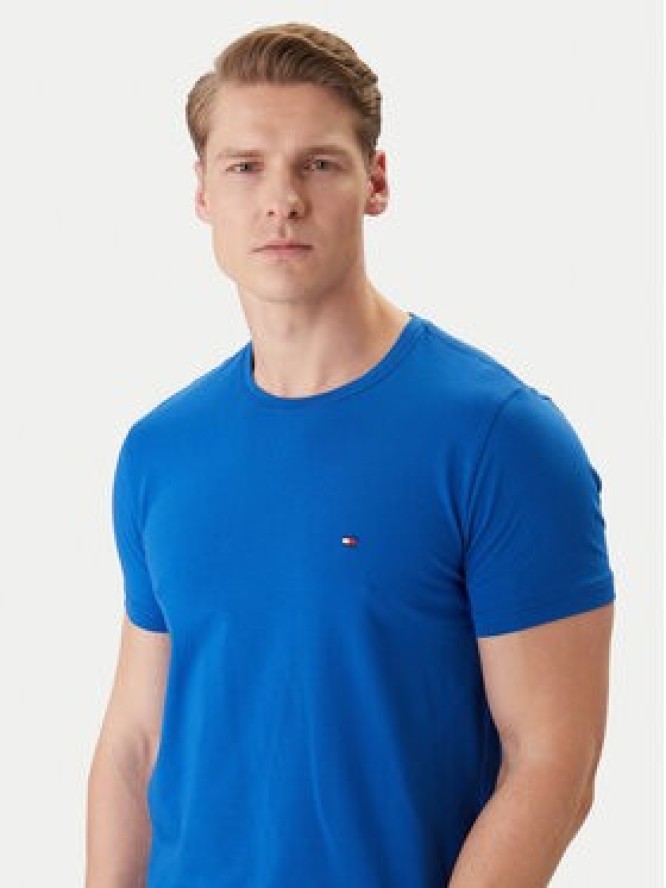 Tommy Hilfiger T-Shirt MW0MW10800 Niebieski Slim Fit