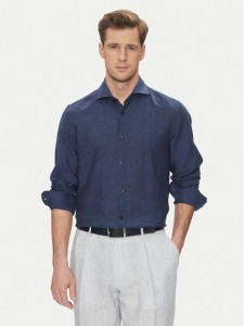 JOOP! Koszula 17 JSH-146Pai-W 30046075 Granatowy Slim Fit