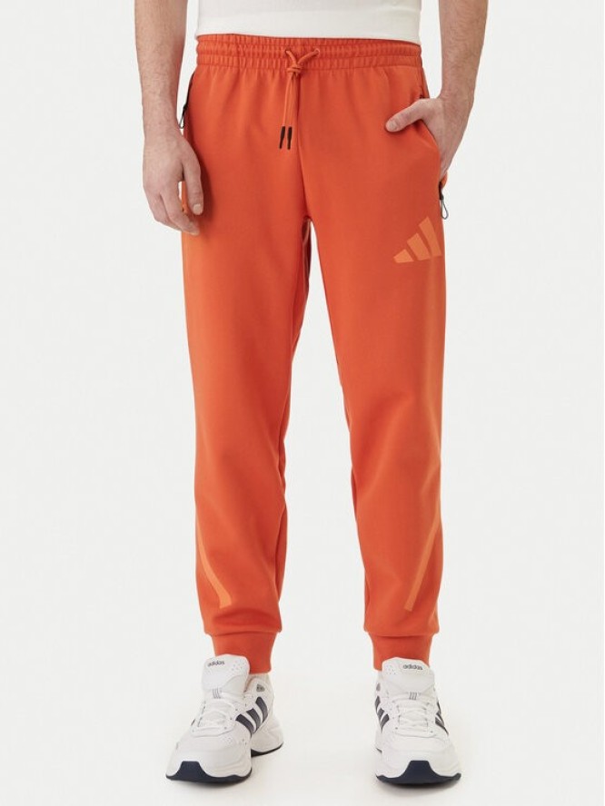 adidas Spodnie dresowe Z.N.E. KE4686 Pomarańczowy Regular Fit
