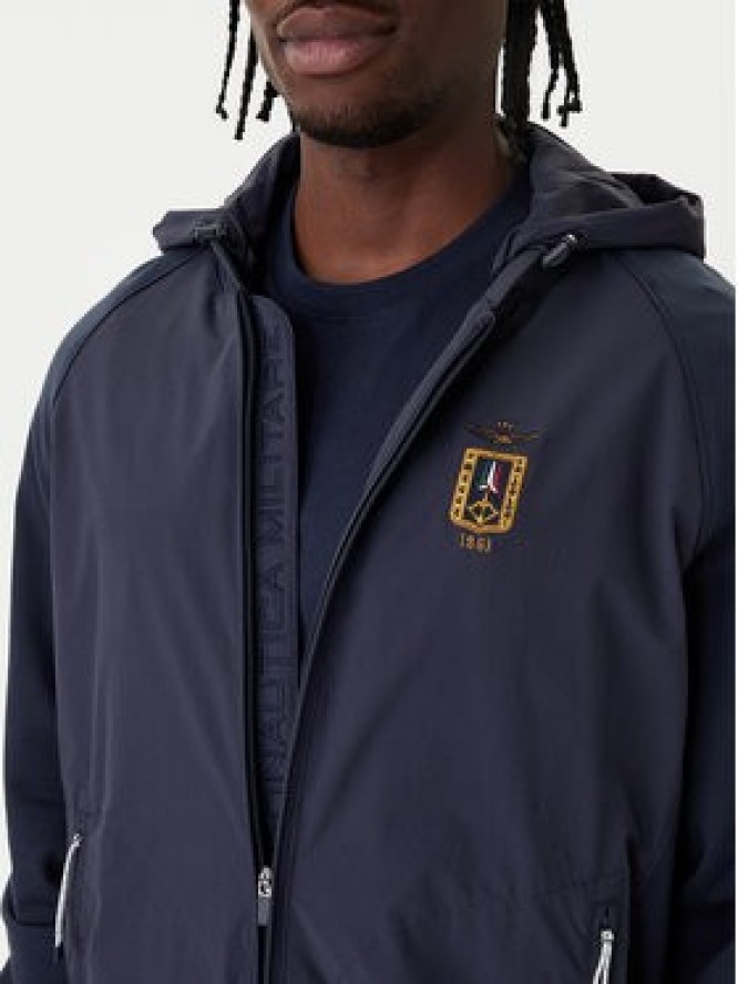 Aeronautica Militare Kurtka przejściowa 261AF0519UCT04291 Granatowy Regular Fit