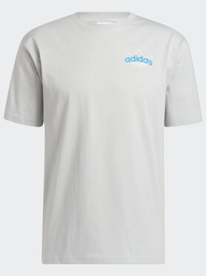 adidas T-Shirt Athletic Club HI2971 Szary Regular Fit