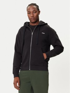 HUGO Bluza Dapozip 50548651 Czarny Relaxed Fit