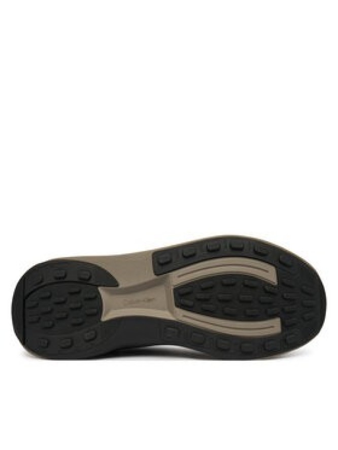 Calvin Klein Sneakersy Chunky Runner Lace Up Sock Knit YM0YM01457 Brązowy