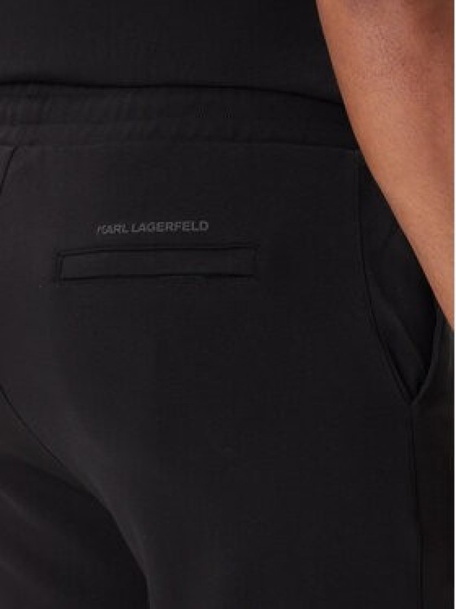 KARL LAGERFELD Spodnie dresowe 705752 500900 Czarny Regular Fit