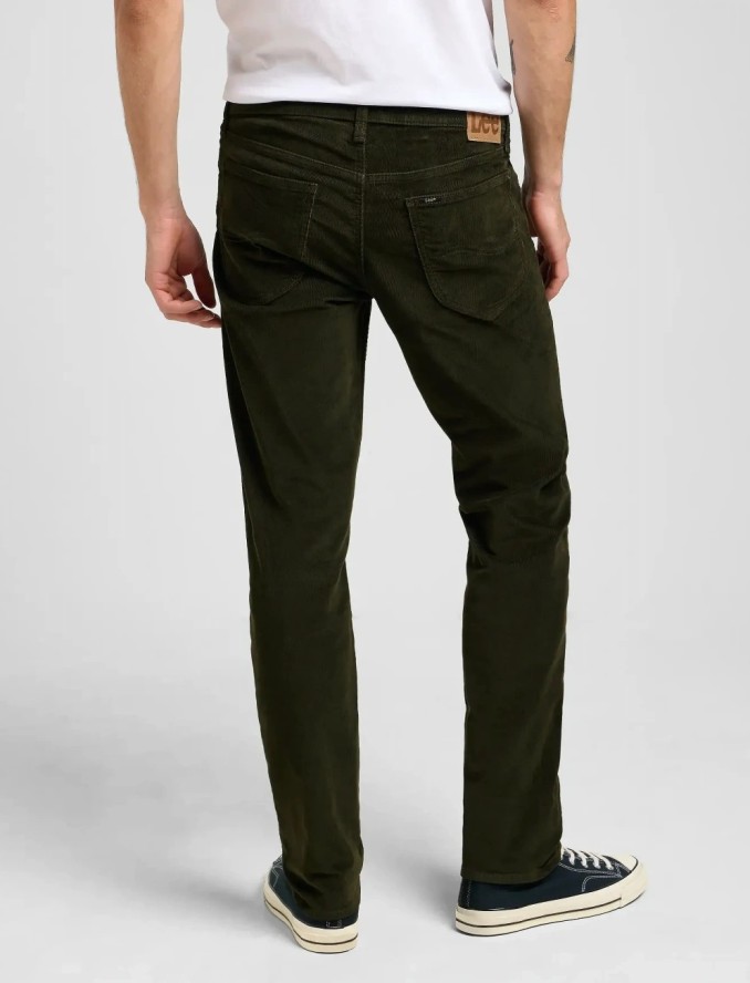 MĘSKIE SPODNIE LEE DAREN ZIP FLY OLIVE NIGHT 112373982