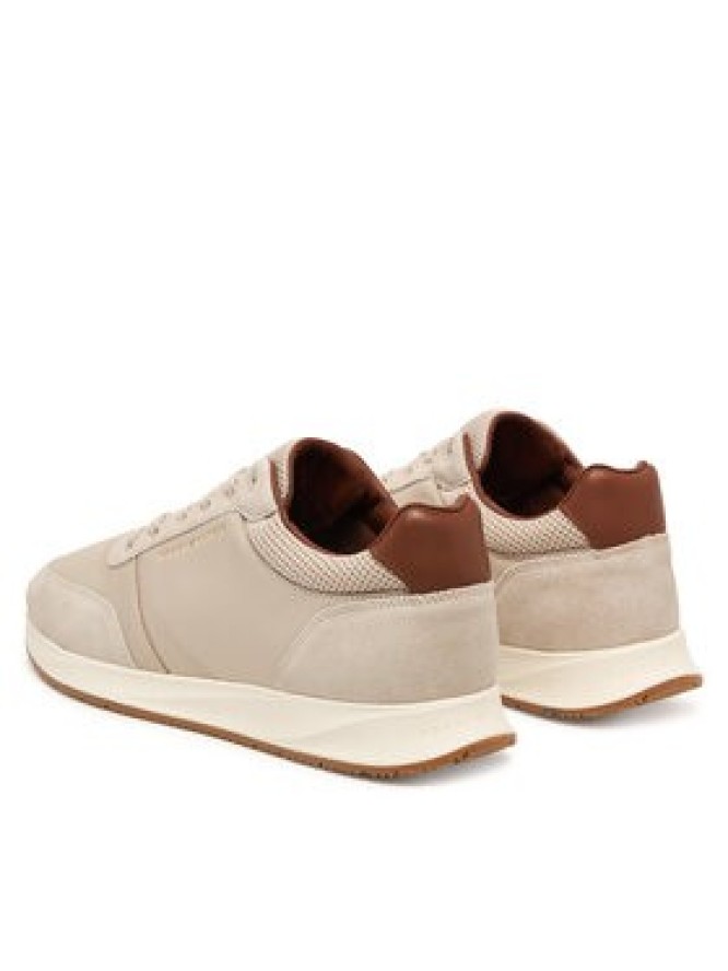 Tommy Hilfiger Sneakersy Dressy Runner FM0FM05910 Beżowy jasny