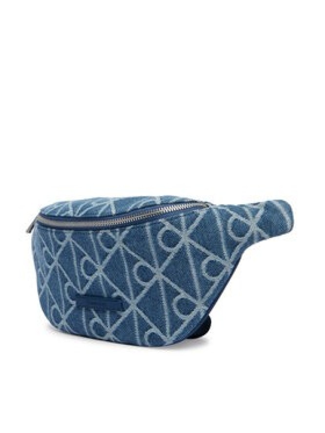 Calvin Klein Nerka Emblem Aop Denim Waistbag LV04D3430G Niebieski