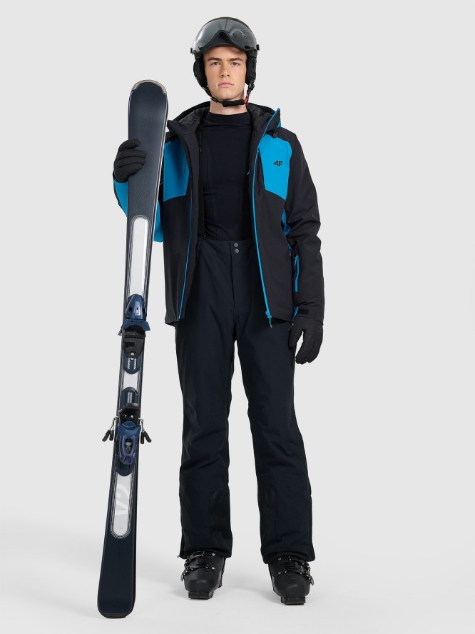 4F Kurtka narciarska membrana 8000 męska - niebieska M