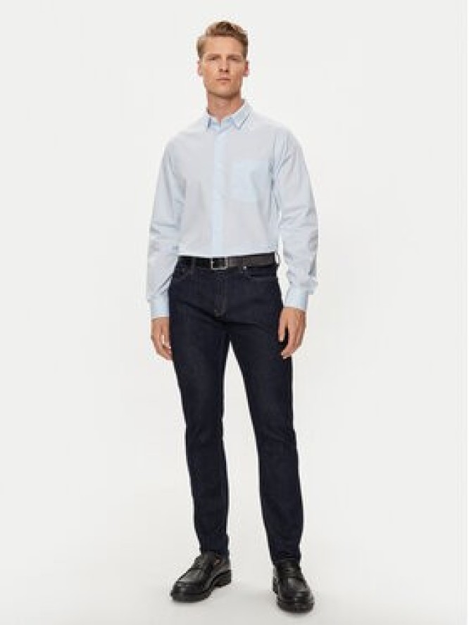 Calvin Klein Koszula K10K113491 Niebieski Slim Fit