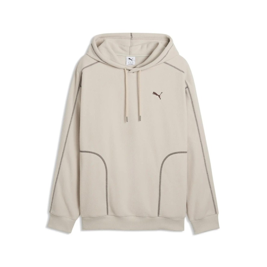 Męska zimowa bluza z kapturem Essentials Elevated o luźnym kroju PUMA