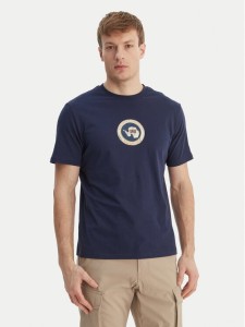 Napapijri T-Shirt S-Phos NP0A4G5A Granatowy Relaxed Fit
