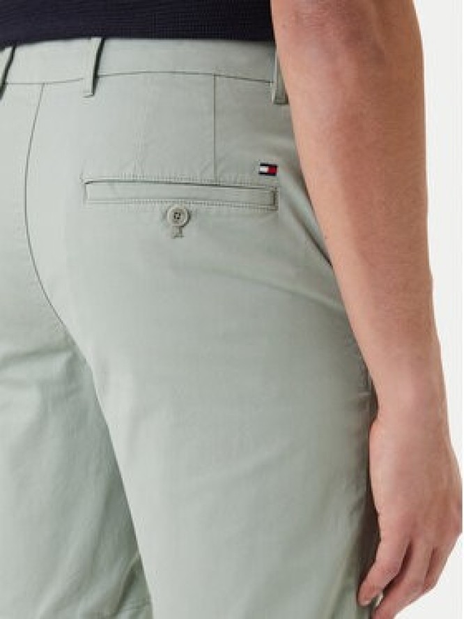 Tommy Hilfiger Szorty materiałowe Denton 9.5 MW0MW42351 Zielony Slim Fit