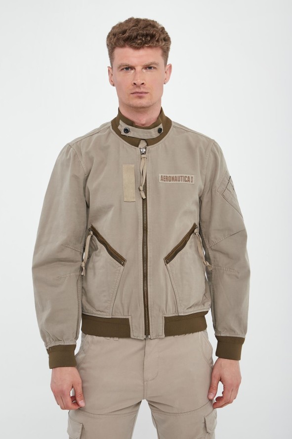 Kurtka męska z stójką AERONAUTICA MILITARE