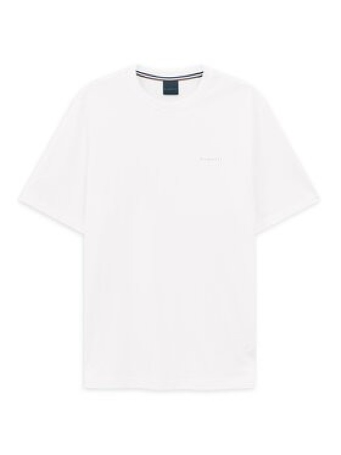 Bugatti T-Shirt 8350-95040 Biały Slim Fit