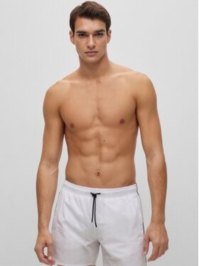 Boss Szorty kąpielowe Iconic 50491594 Biały Regular Fit