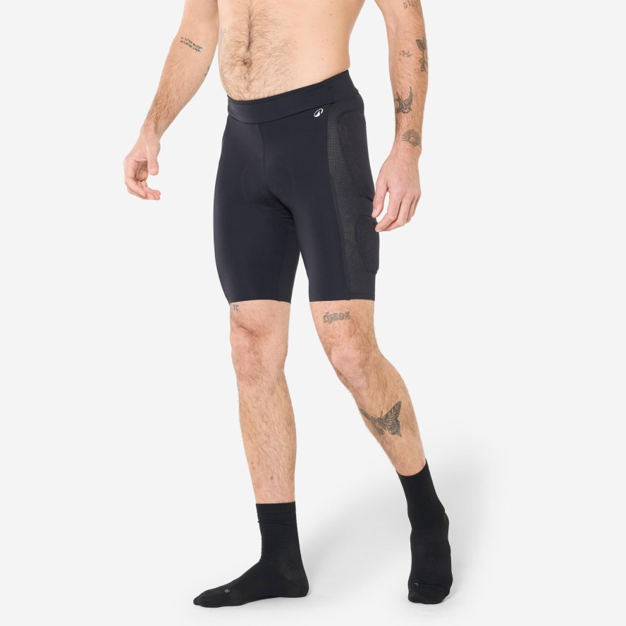 Spodenki pod szorty rowerowe MTB AM/Enduro Rockrider FEEL Protection D3O®