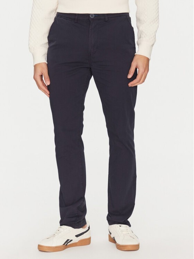 Napapijri Chinosy M-Puyo NP0A4H98 Granatowy Slim Fit