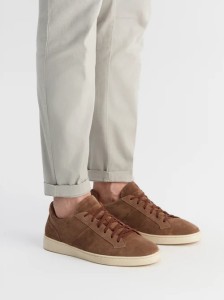 Brązowe półbuty męskie