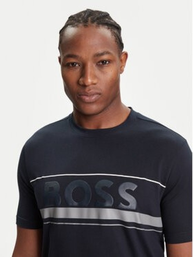 BOSS T-Shirt Iconic Zone 50550113 Granatowy Regular Fit