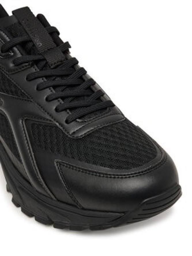 Calvin Klein Sneakersy Hike Runner Laceup Strip M-Lt HM0HM02154 Czarny