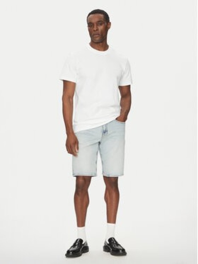 Calvin Klein Jeans Szorty jeansowe J30J327185 Niebieski Regular Fit