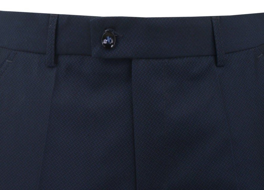 Granatowy Garnitur na Studniówkę lub Wesele - Taliowany - Casino