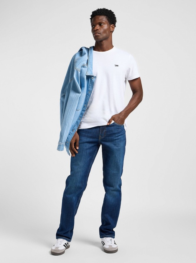 LEE MĘSKIE SPODNIE LEE BROOKLYN STRAIGHT STONEY 112363850