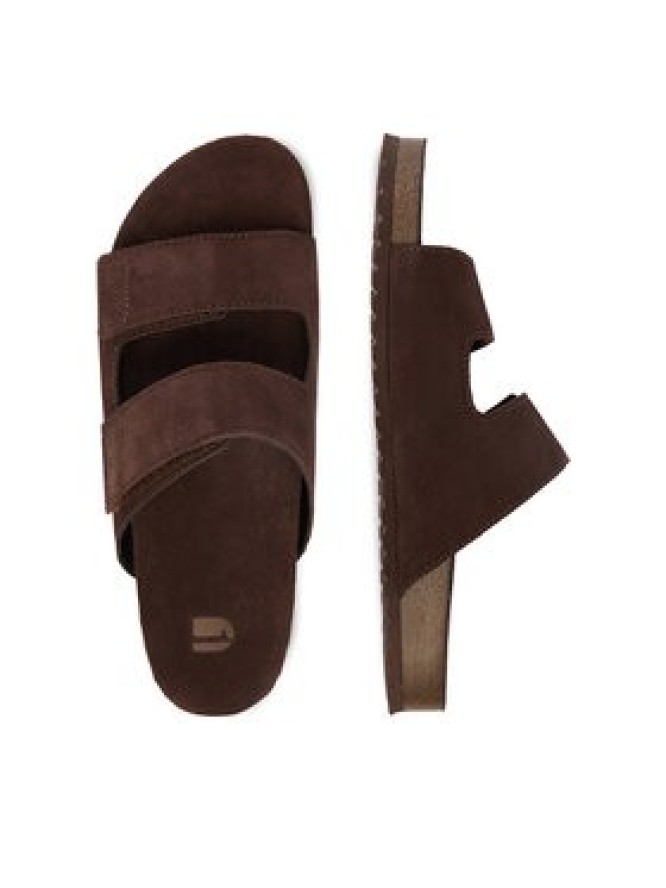 G-Star Raw Klapki EO-MILO-01 MI34 Brązowy ciemny