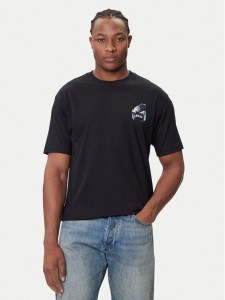 BOSS T-Shirt 50546374 Czarny Relaxed Fit
