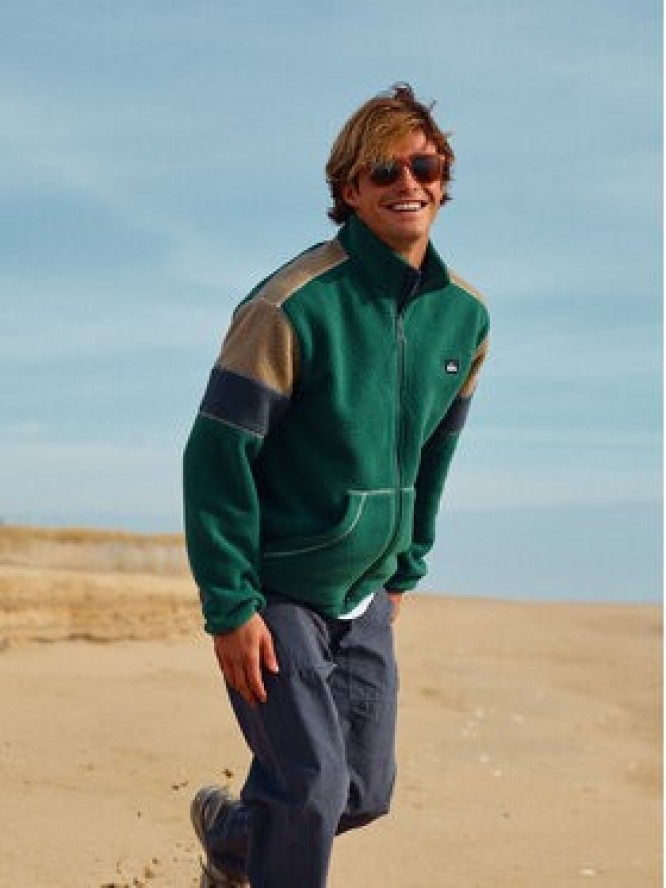 Quiksilver Polar Clean Coast Block EQYPF03065 Zielony Loose Fit
