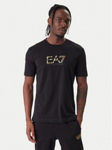 EA7 Emporio Armani T-Shirt 7M001562 AF17789 UC001 Czarny Regular Fit