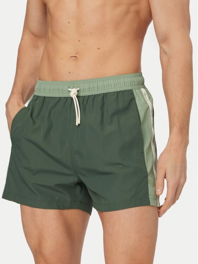 EA7 Emporio Armani Szorty kąpielowe 7M001679 AF21070 M7130 Zielony Regular Fit