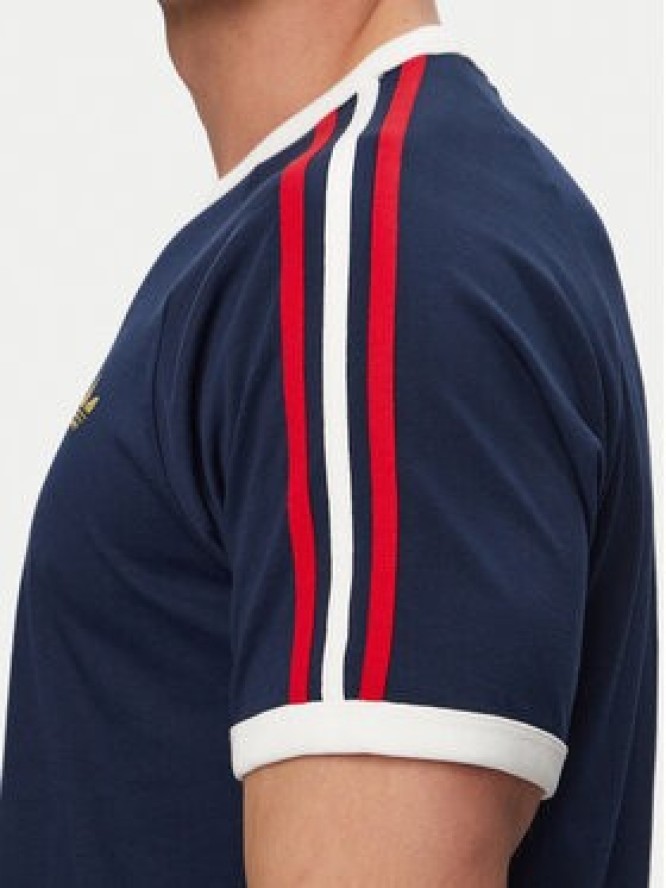 adidas T-Shirt 3-Stripes KC8636 Granatowy Regular Fit
