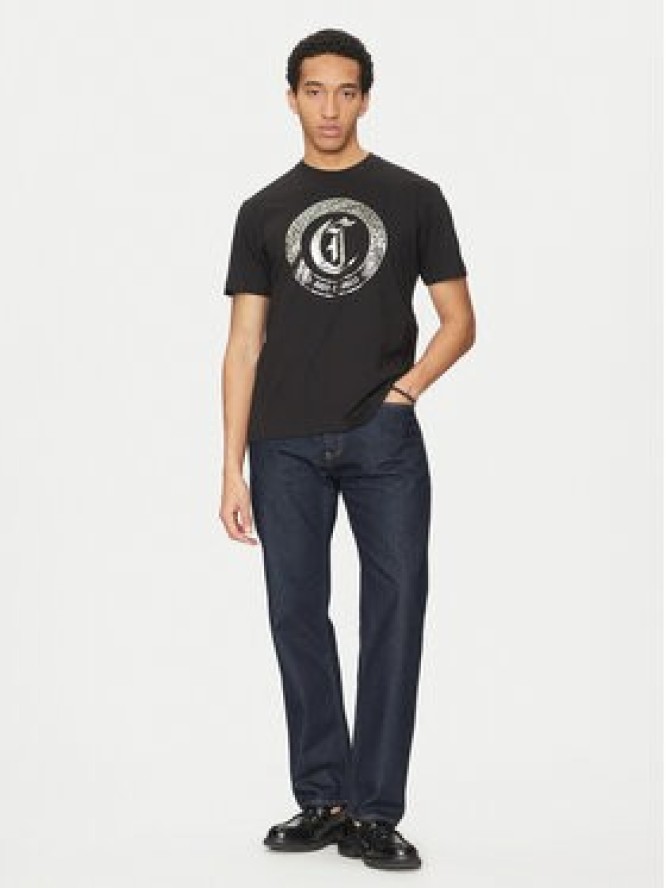 Just Cavalli T-Shirt 78OAHT14 Czarny Regular Fit