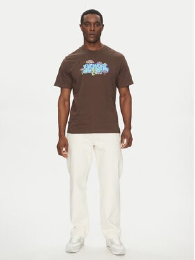 Element T-Shirt ELYZT00512 Brązowy Relaxed Fit