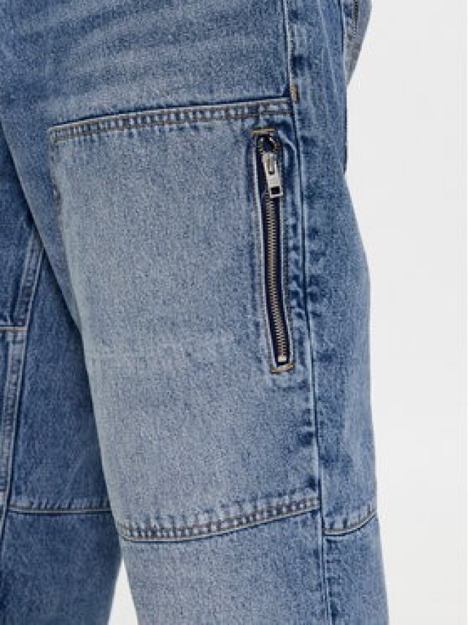 Tommy Jeans Jeansy Aiden Baggy Tapered Cargo Ah7032 DM0DM18083 Niebieski Regular Fit