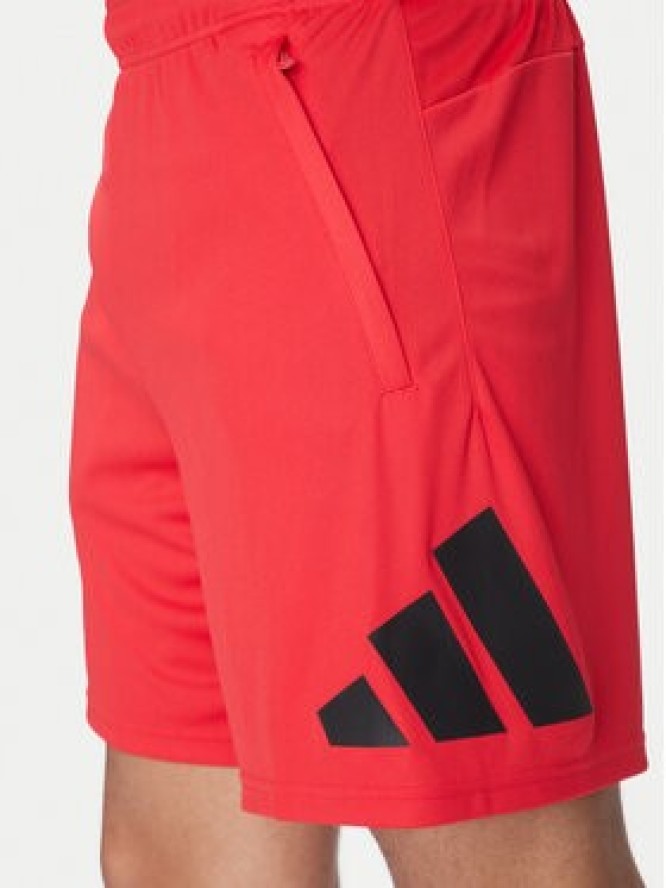 adidas Szorty sportowe Train Essentials Logo Training JD4879 Czerwony Regular Fit