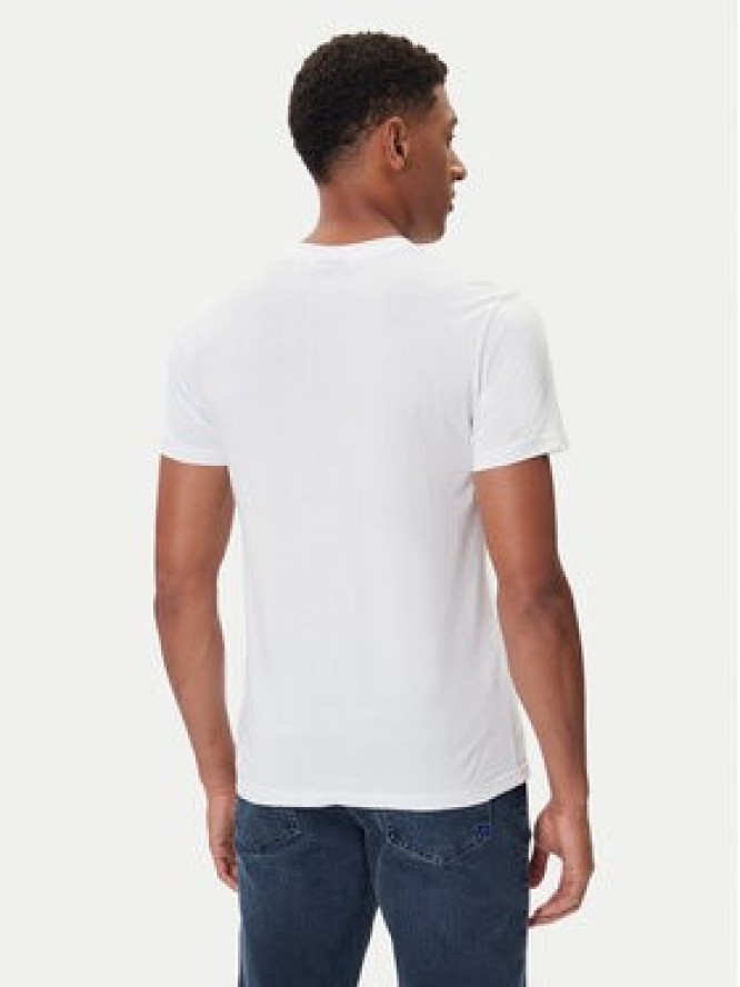 Karl Lagerfeld Jeans T-Shirt A4M17020 Biały Slim Fit