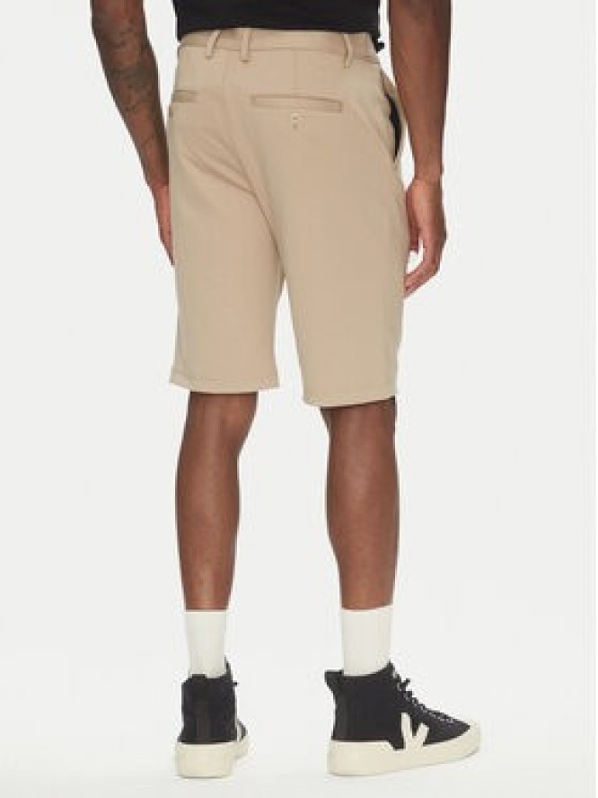 Lindbergh Szorty materiałowe 30-506062 Beżowy Regular Fit