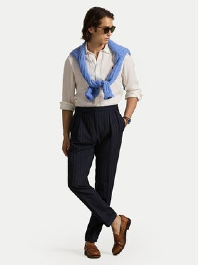 Polo Ralph Lauren Koszula 710968915014 Biały Slim Fit
