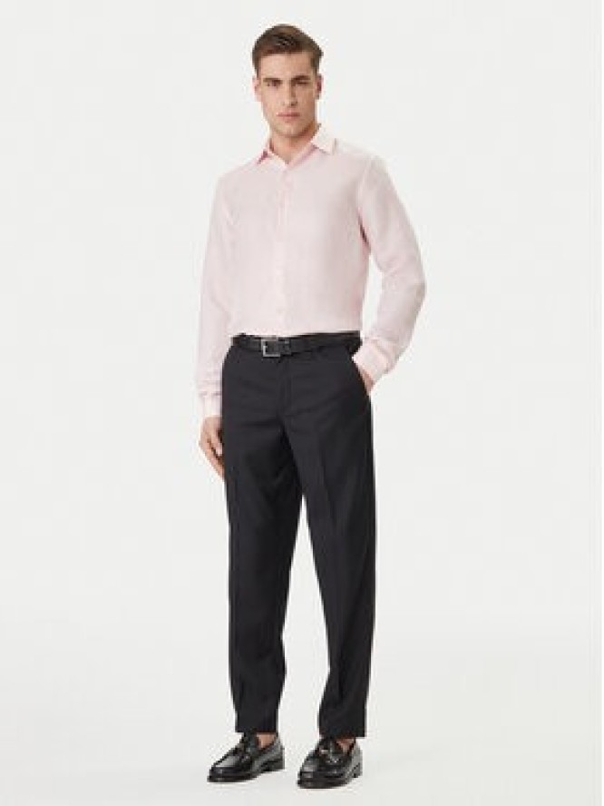 Calvin Klein Koszula LV019EU121 Różowy Regular Fit