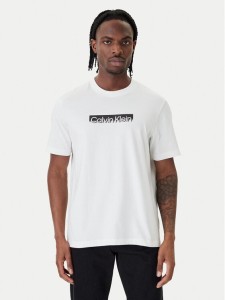 Calvin Klein T-Shirt LV04LF812G Biały Regular Fit