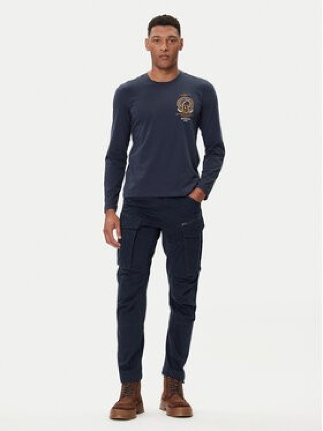 Aeronautica Militare Longsleeve 252TS2467UJ00703 Granatowy Regular Fit