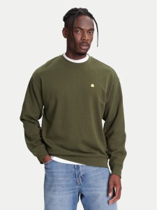 United Colors Of Benetton Bluza 342ZU1093 Zielony Regular Fit