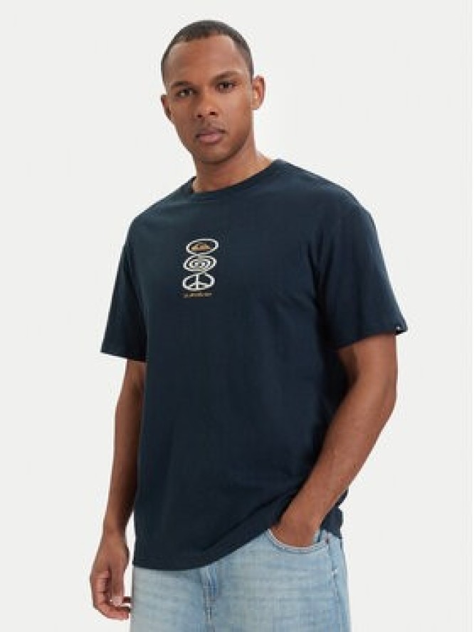 Quiksilver T-Shirt Harmony Spiral EQYZT08304 Granatowy Regular Fit