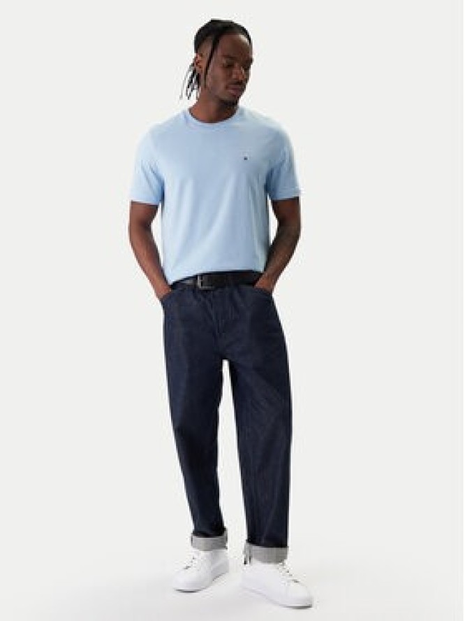 Tommy Hilfiger T-Shirt Ess Seasonal MW0MW39995 Błękitny Regular Fit