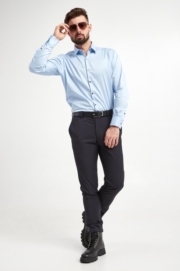 Koszula męska popelinowa KARL LAGERFELD