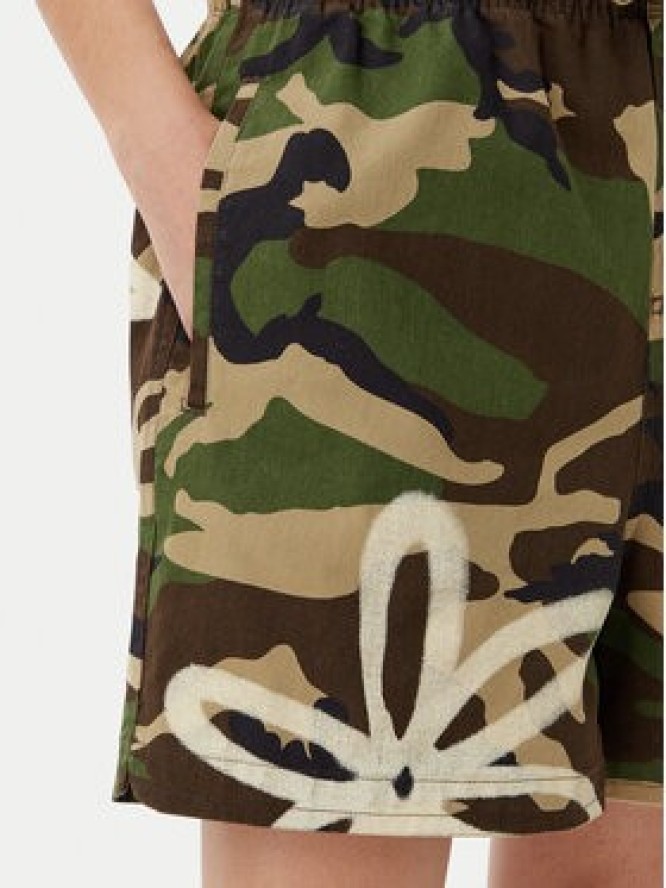 Filling Pieces Szorty sportowe 8829906 Zielony Regular Fit